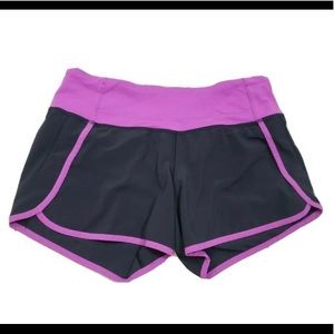 Lululemon great condition speed up running shorts size 6